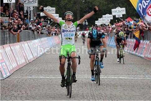 Enrico Battaglin vince la 14a tappa del Giro d'Italia © Photo Bettini